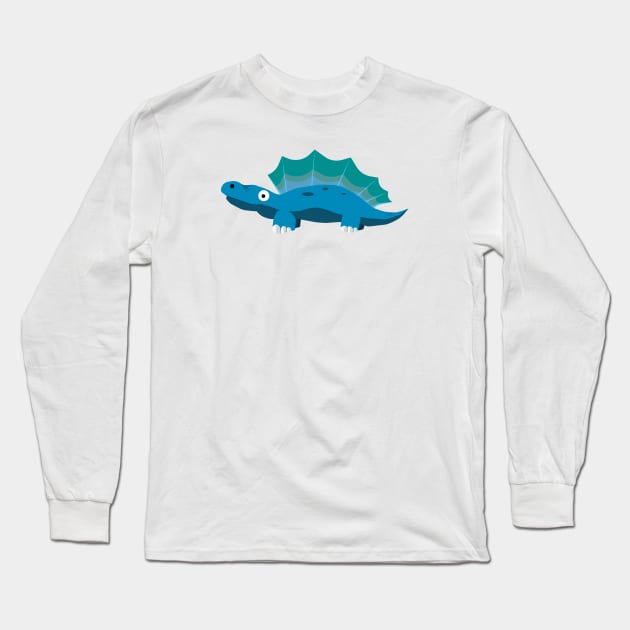 Dimetrodon Long Sleeve T-Shirt by riomarcos